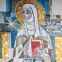 Mosaik der heiligen Elisabeth von Thüringen