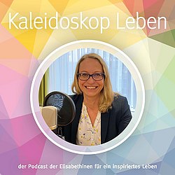Podcast-Cover mit Jutta Diesenreither