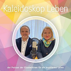 Podcast-Cover mit Mag.a Verena Hahn-Oberthaler und Dr. Gerhard Obermüller