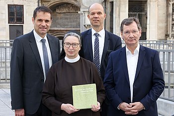 Michael Heinisch, Sr. Barbara Lehner, Christian Lagger, Adolf Inzinger
